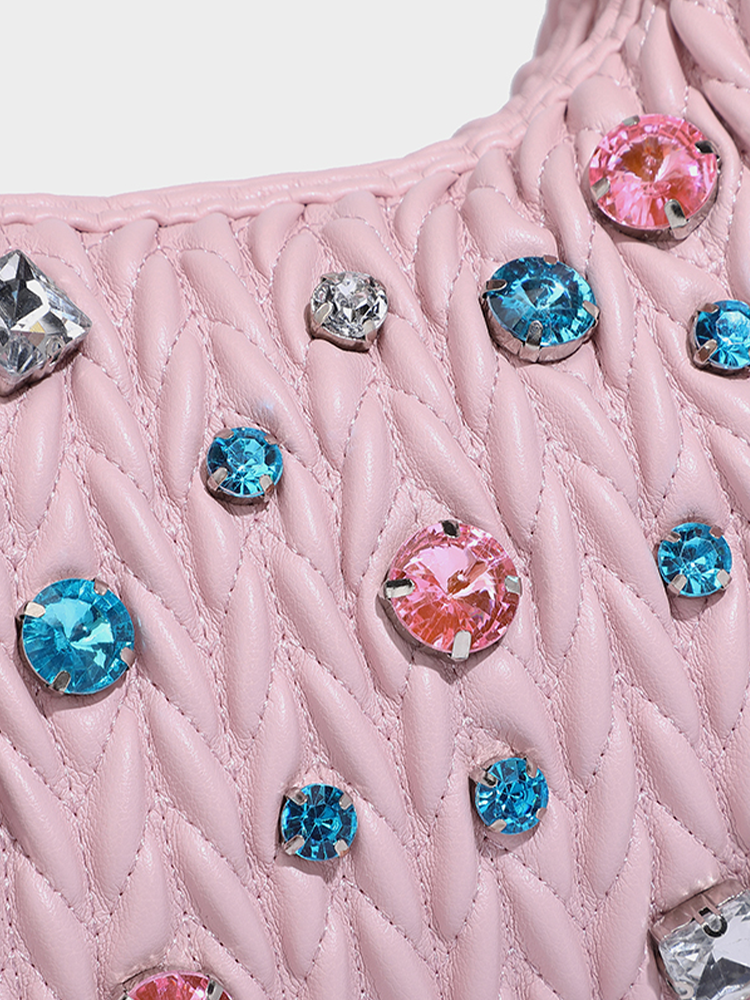 Leather Cloud Hobo Crossbody Bag