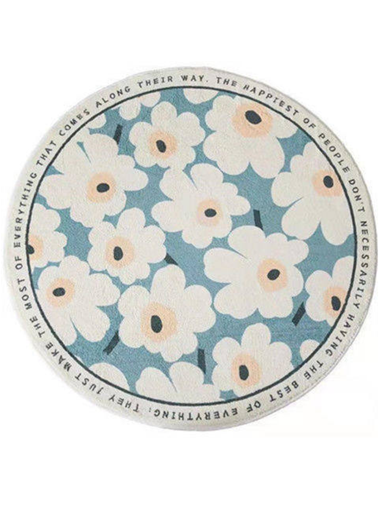 Elegant Vintage Round Rug Luxury Decorative Carpet