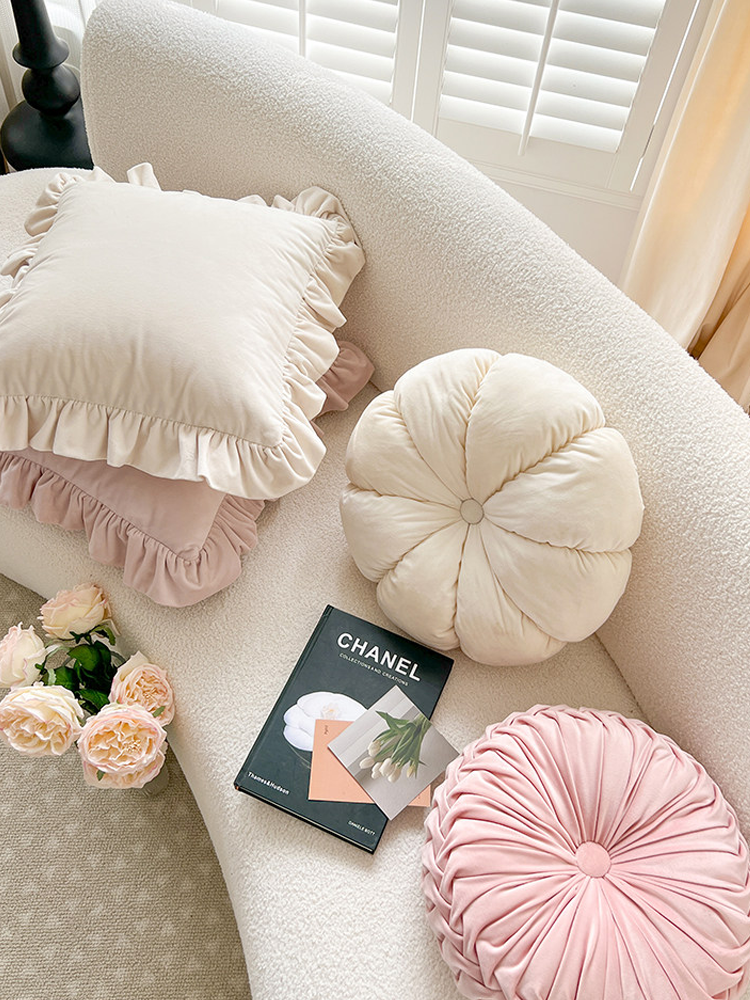 Cute Bow Decorative Pillow Accent Cushion for Living Room