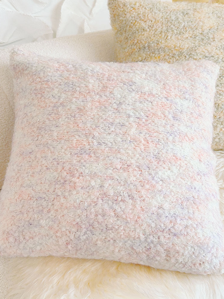 Pink French Romantic Decorative Pillow for Living Room Bedroom