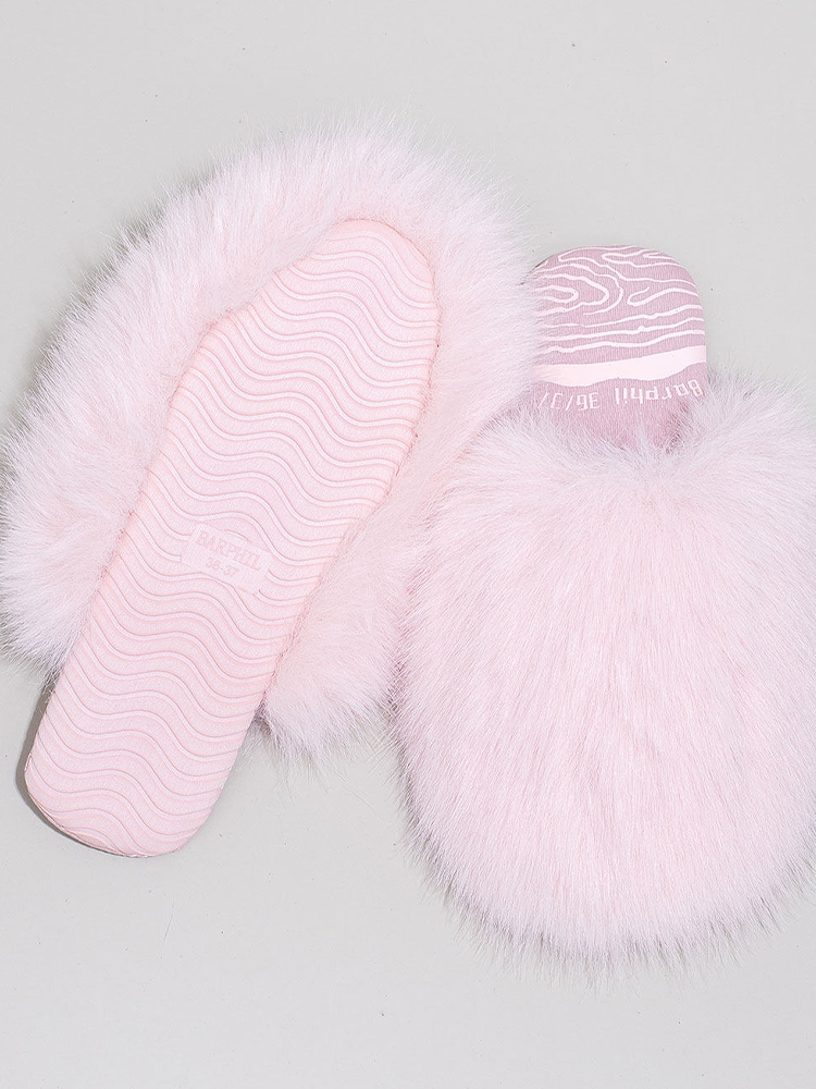 Winter Plush Non Slip Soft Sole Closed-Toe House Slippers