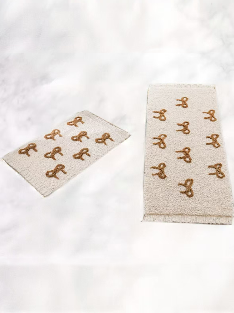 Non Slip Thick Water Absorbing Shag Rug for Bedside Bathroom