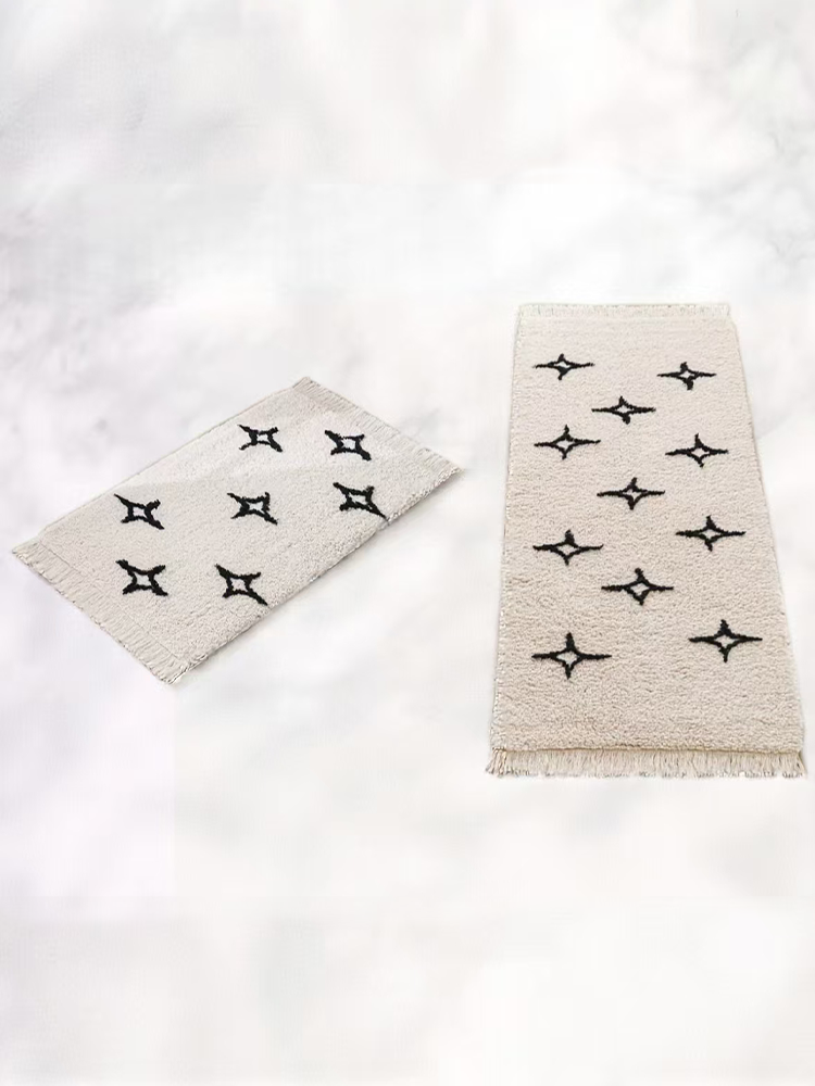 Absorbent Thick Anti Slip Shag Rug for Bathroom Bedroom