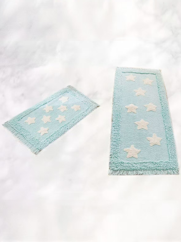 Thick Water Absorbent Anti Slip Shag Rug for Bedroom Bathroom