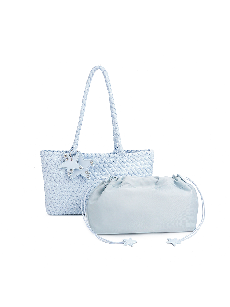 Woven Tote Shoulder Bag