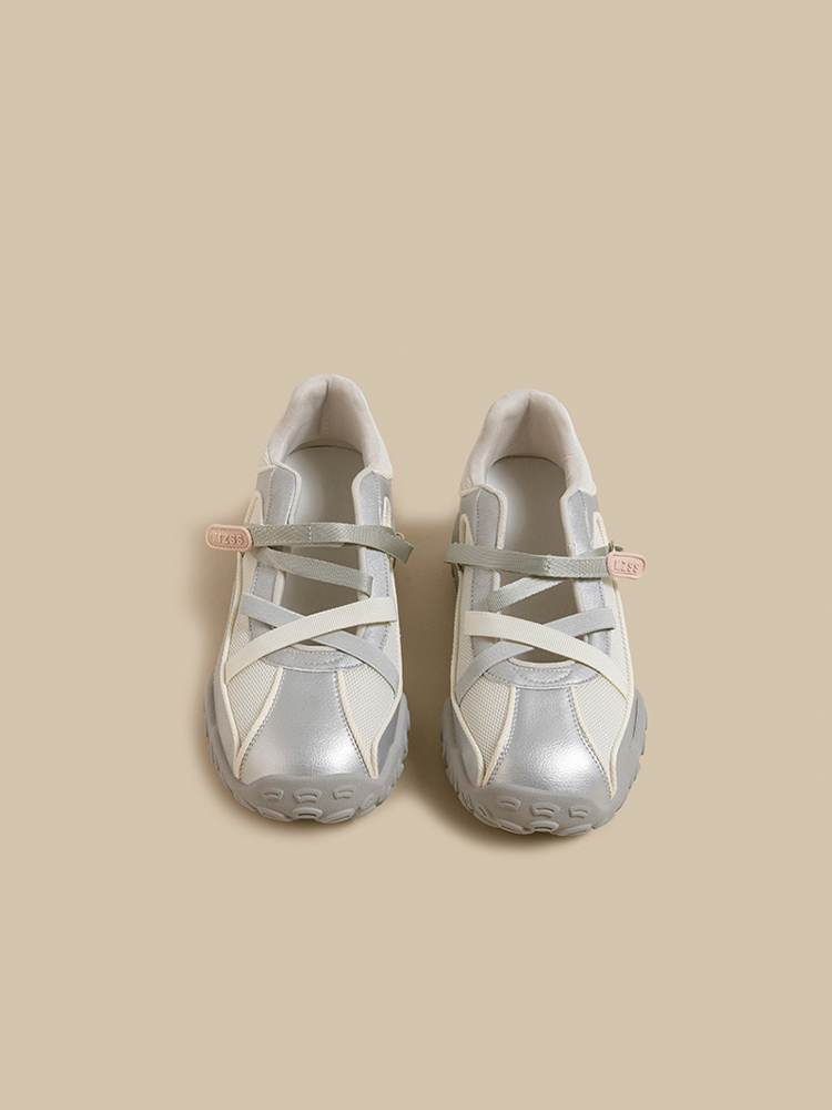 Mesh Sporty Mary Jane Trainers