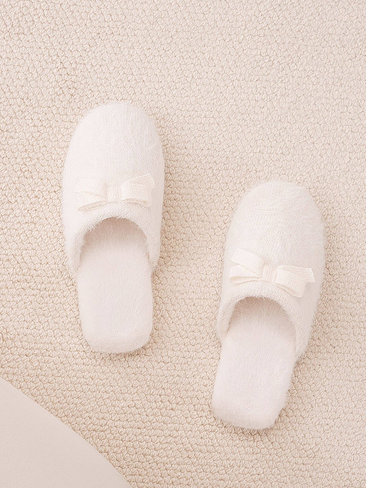 Winter Quiet Soft Sole Non Slip Closed-Toe House Slippers