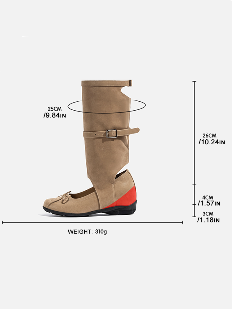 Hollow Lift Tall Sandal Boots