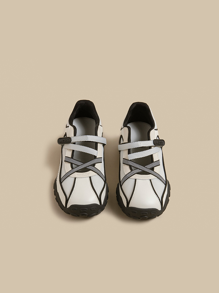 Mesh Sporty Mary Jane Trainers