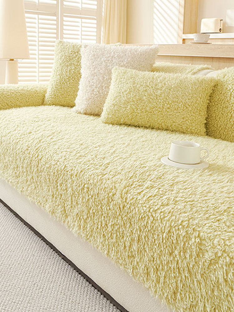 Soft Plush Thickened Throw Pillow Cover Non Shedding Fall Winter