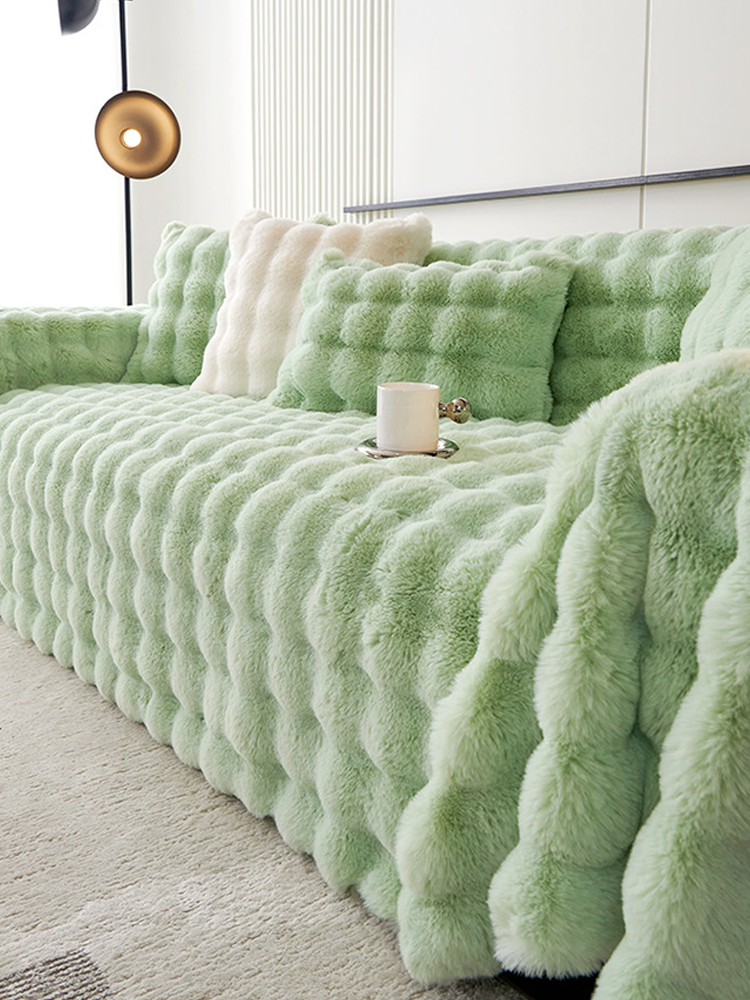 Fall Winter Thickened Anti Cat Scratch Non Shedding Sofa Cover