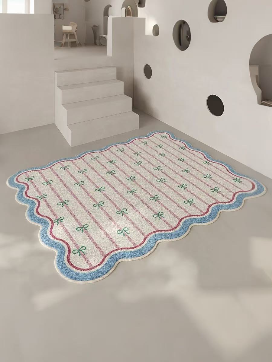 Cartoon Bow Large Soft Decorative Rug
