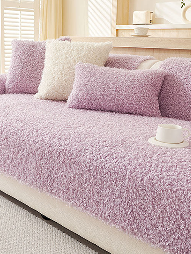 Soft Plush Thickened Throw Pillow Cover Non Shedding Fall Winter
