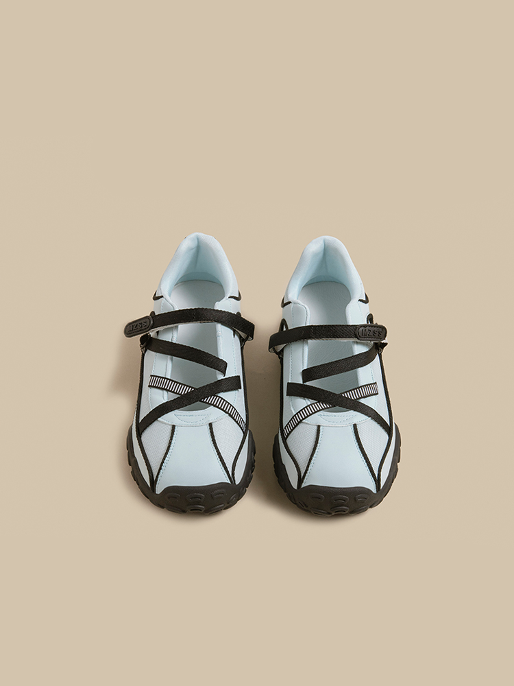 Mesh Sporty Mary Jane Trainers