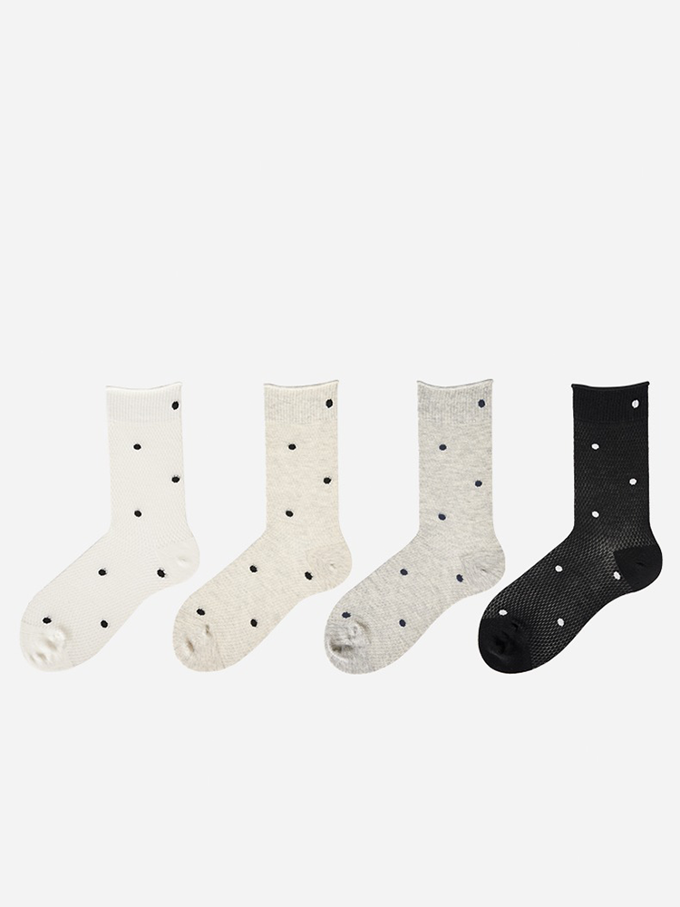 Ballet Dot Ruffle Socks