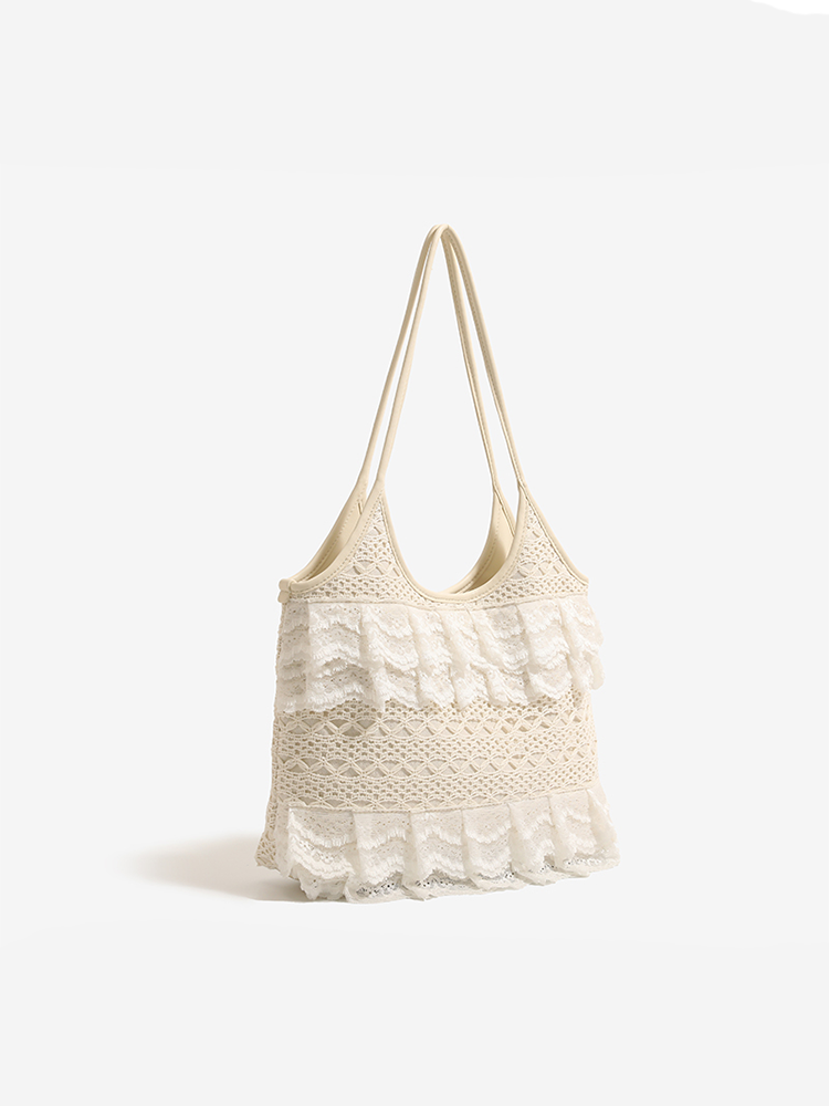 Lace Tote Shoulder Bag