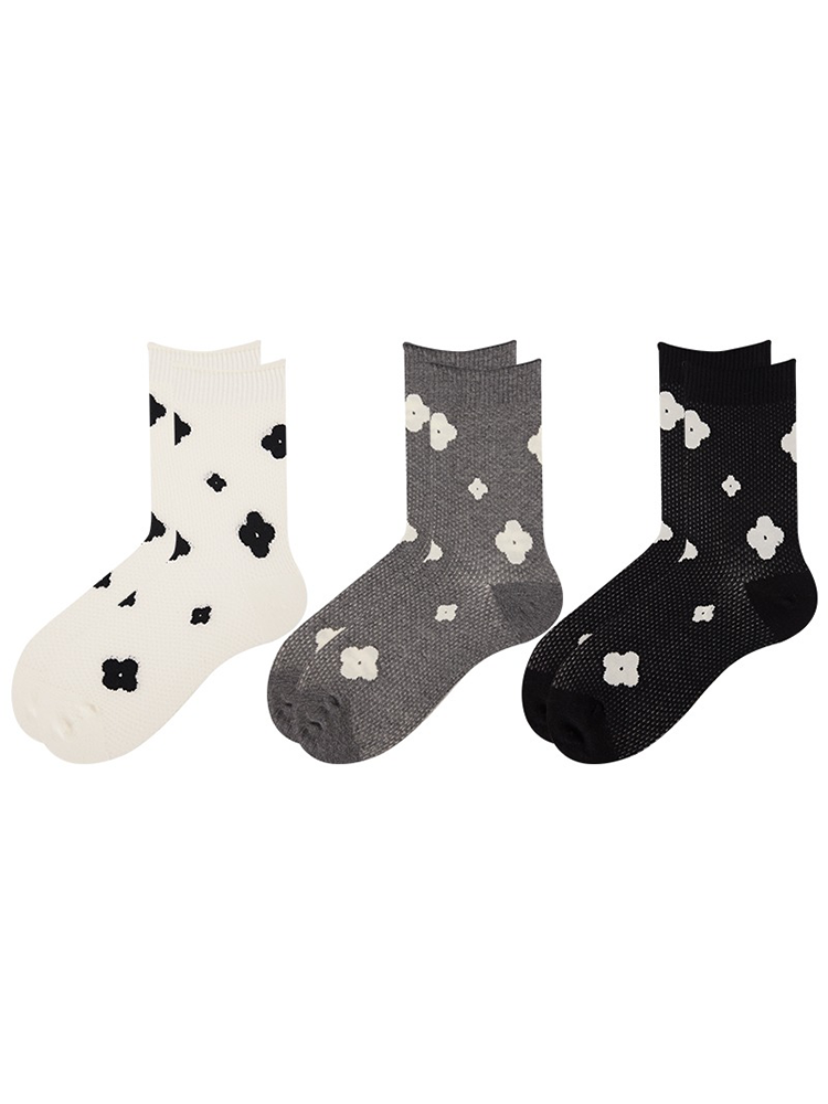 Floral Mesh Ruffle Socks Balletcore Summer Style