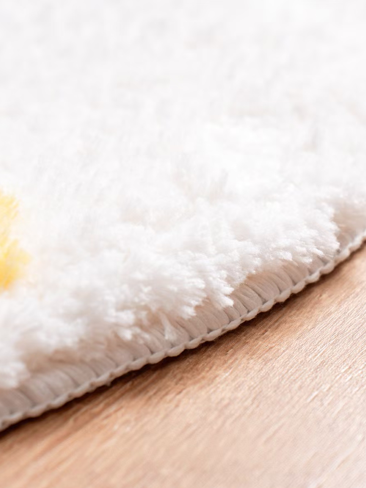 Irregular Machine Washable Accent Rugs for Bedroom Kids Room