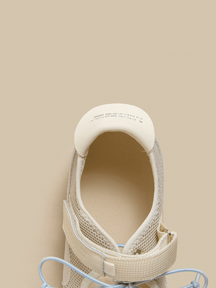 Leather Velcro Mary Jane Sneakers