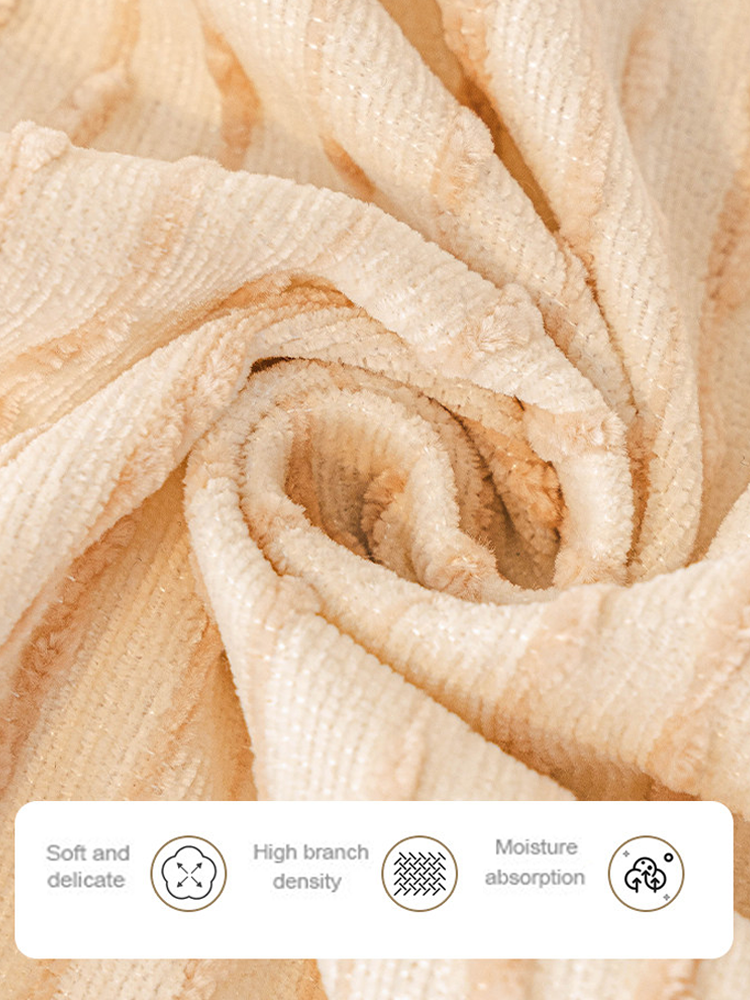 Elegant French Ruffle Sofa Cover Anti Slip Anti Cat Scratch