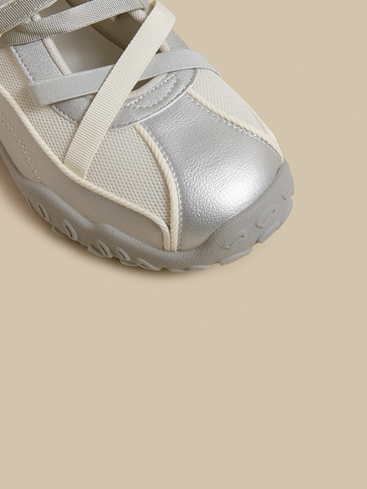 Mesh Sporty Mary Jane Trainers