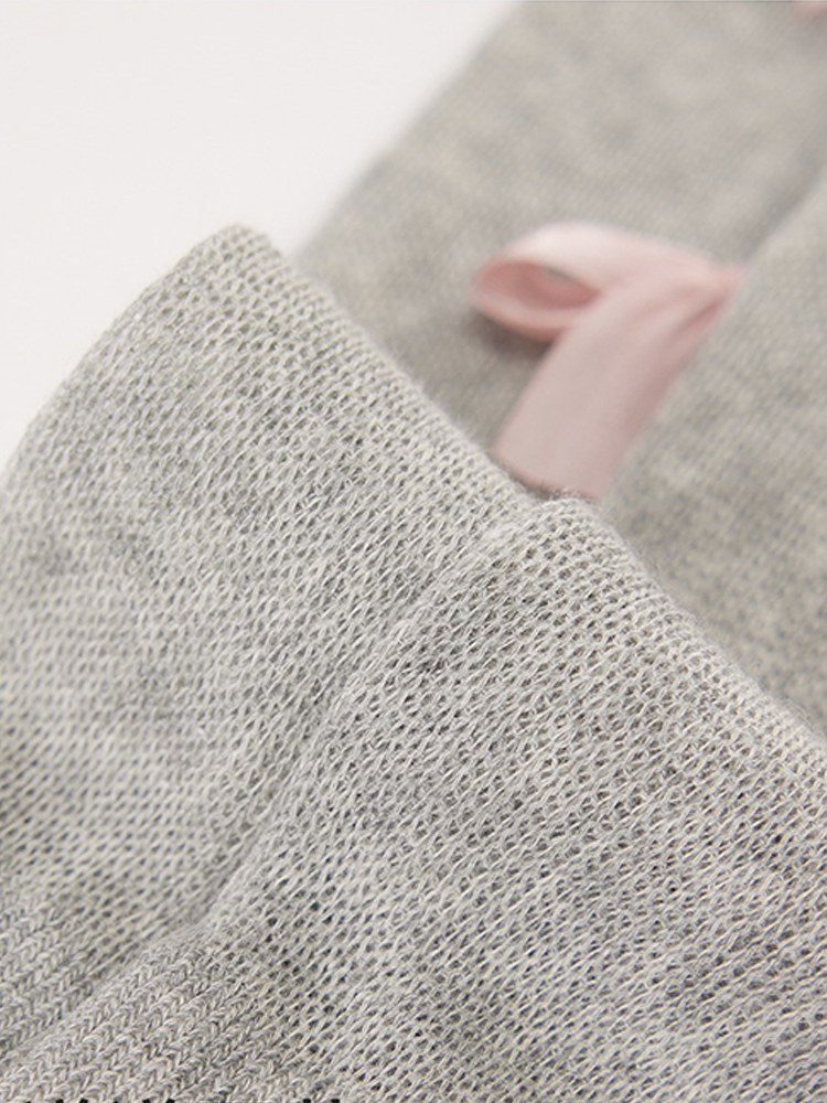 Bow Ruffle Long Socks Balletcore Sweet Style