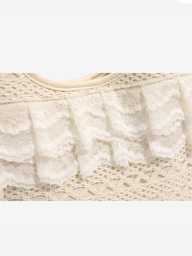 Lace Tote Shoulder Bag