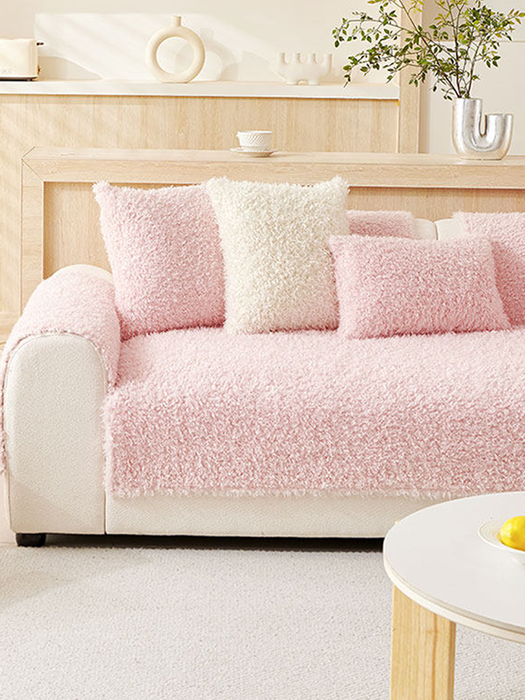 Soft Plush Thickened Throw Pillow Cover Non Shedding Fall Winter