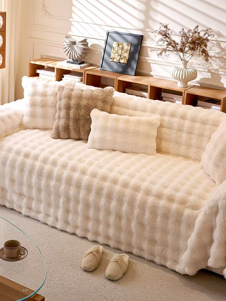 Fall Winter Thickened Anti Cat Scratch Non Shedding Sofa Cover