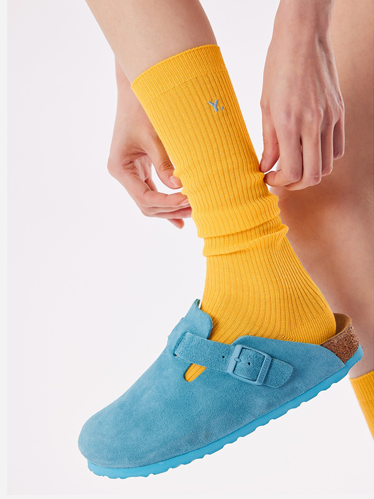 Classic Cotton Knee High Socks Summer Style