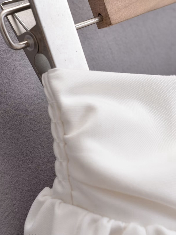 Big Bow Ruffle Hem Babydoll Mini Skirts