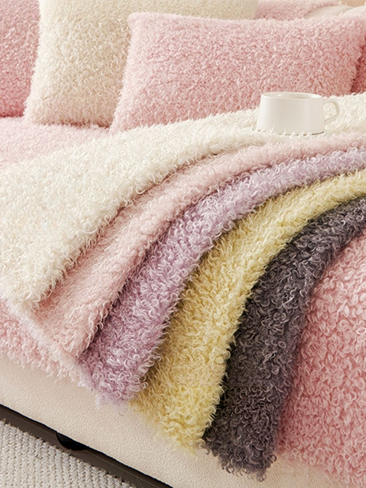 Soft Plush Thickened Non Slip Sofa Cover
