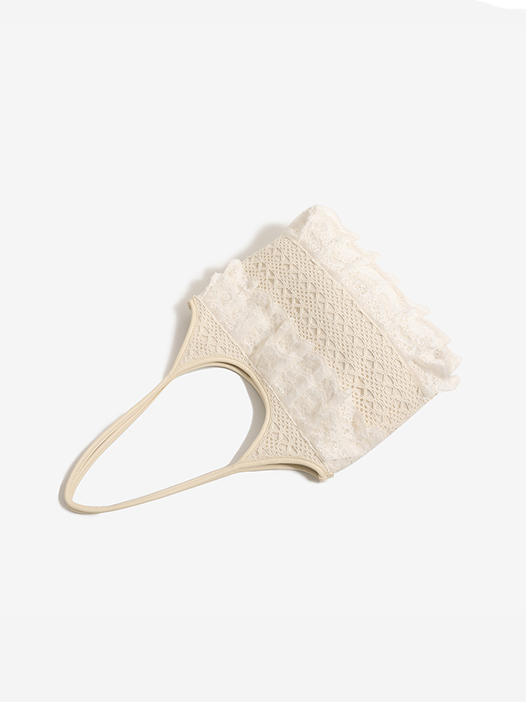 Lace Tote Shoulder Bag