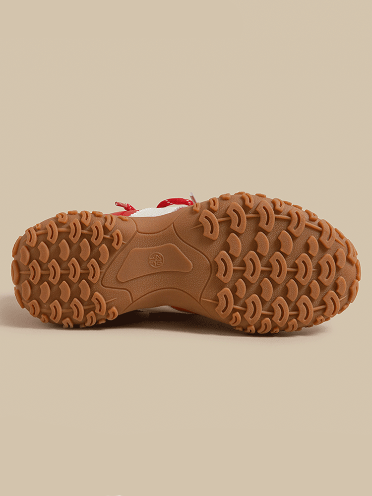 Leather Platform Trainer Sneakers