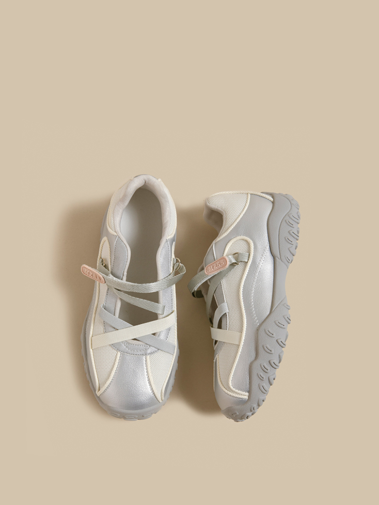 Mesh Sporty Mary Jane Trainers