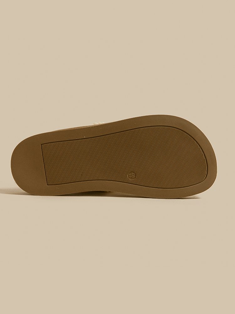 Woven Cross-Strap Vacation Sandals