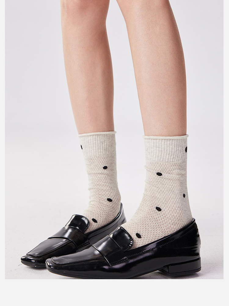 Ballet Dot Ruffle Socks