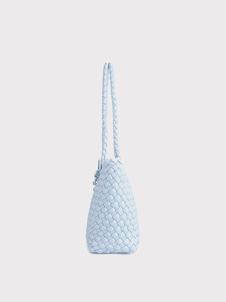 Woven Tote Shoulder Bag