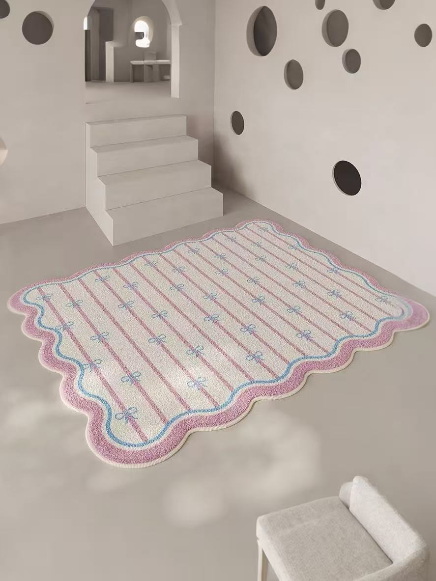 Cartoon Bow Large Soft Decorative Rug