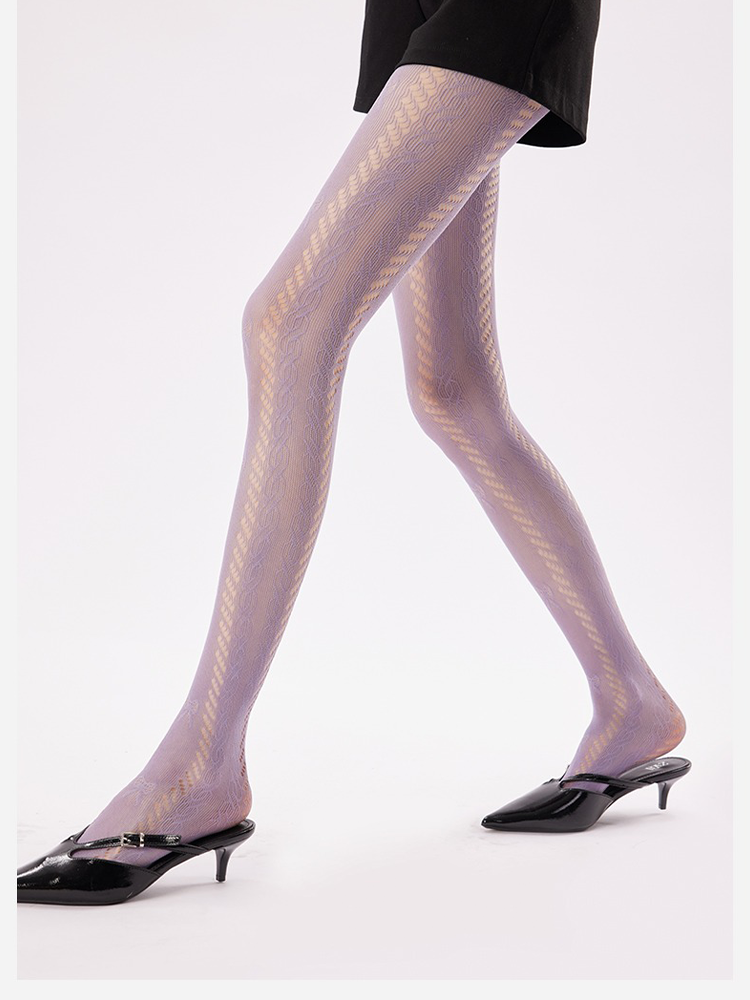 Sheer Lace Coquette Tights