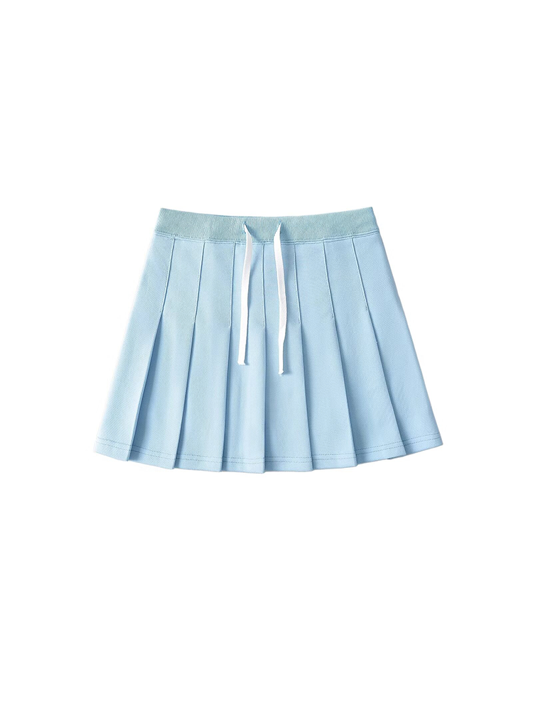 Tennis Pleated Skirt & Sleeveless Polo Top Set