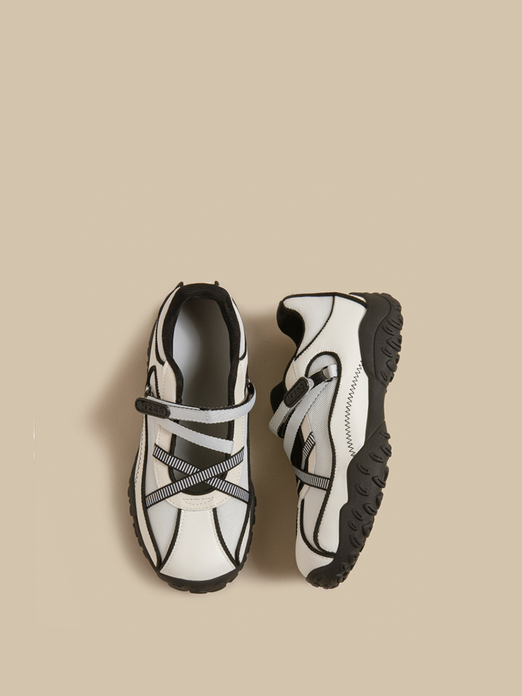 Mesh Sporty Mary Jane Trainers