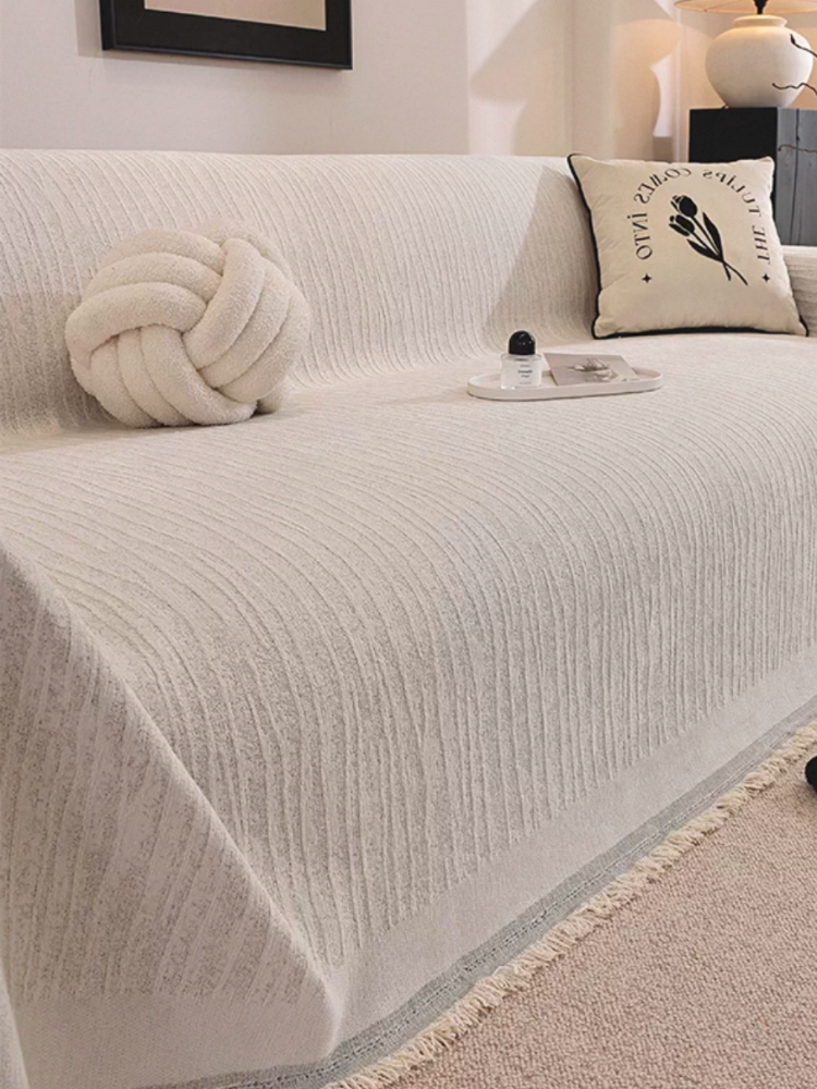 Waterproof Plush Sofa Cover Anti Scratch Pet Protection