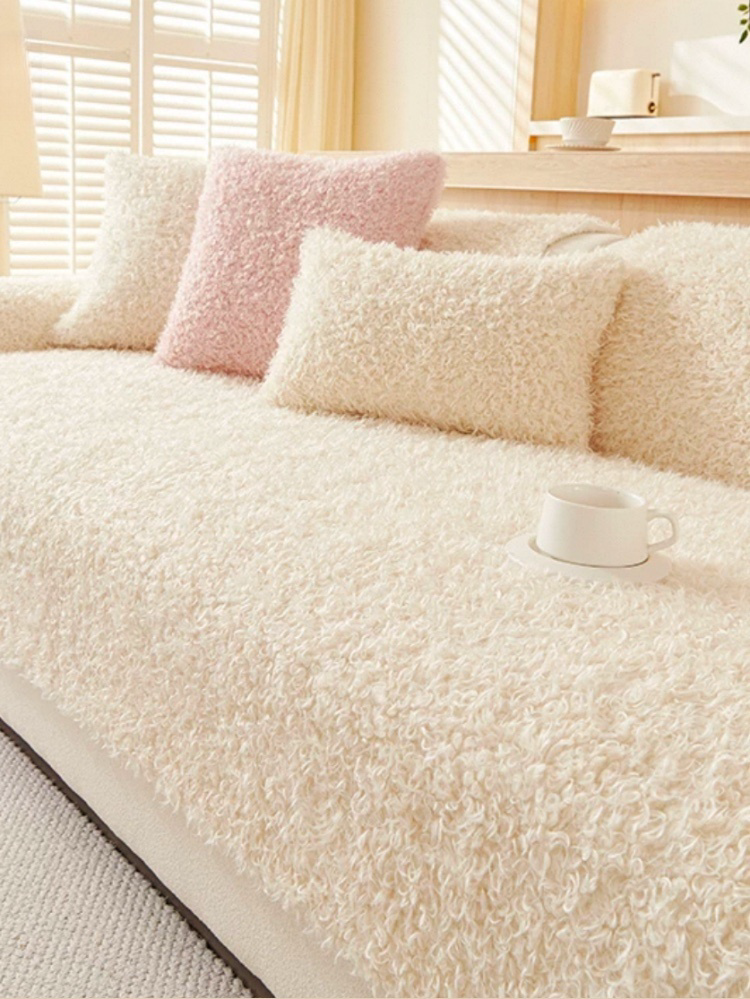 Soft Plush Thickened Throw Pillow Cover Non Shedding Fall Winter