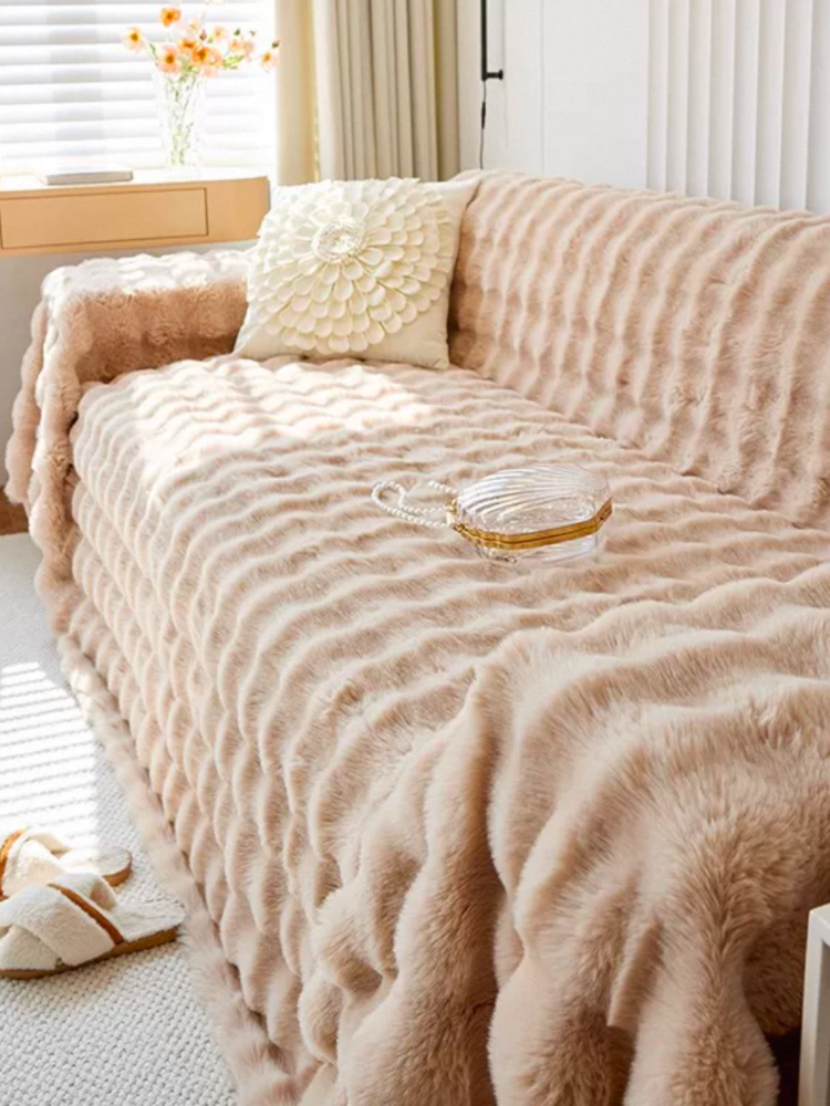 Fall Winter Thickened Anti Cat Scratch Non Shedding Sofa Cover