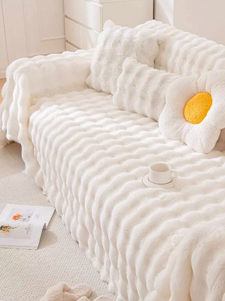 Fall Winter Thickened Anti Cat Scratch Non Shedding Sofa Cover