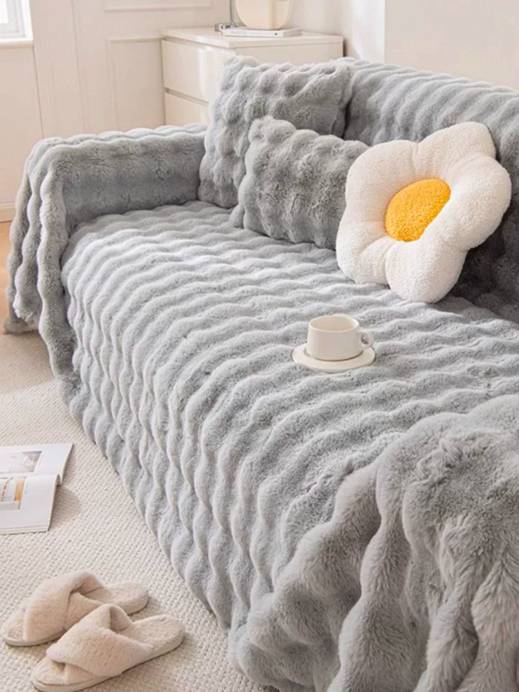 Fall Winter Thickened Anti Cat Scratch Non Shedding Sofa Cover