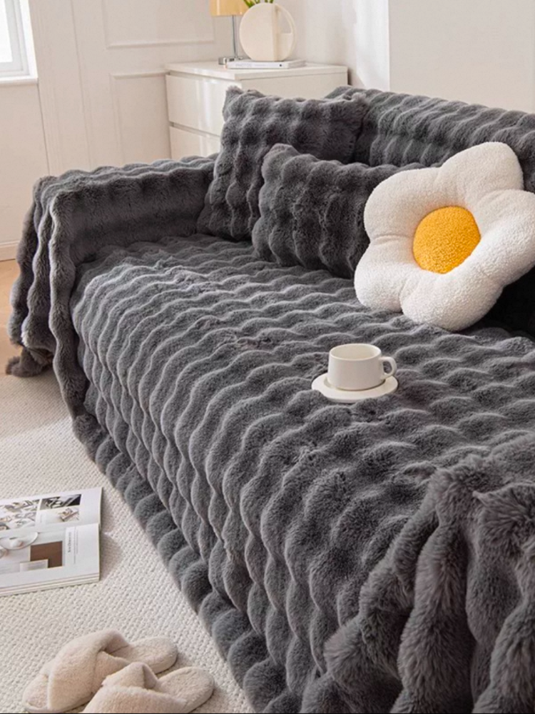 Fall Winter Thickened Anti Cat Scratch Non Shedding Sofa Cover