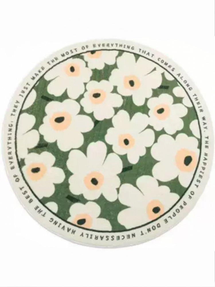 Elegant Vintage Round Rug Luxury Decorative Carpet