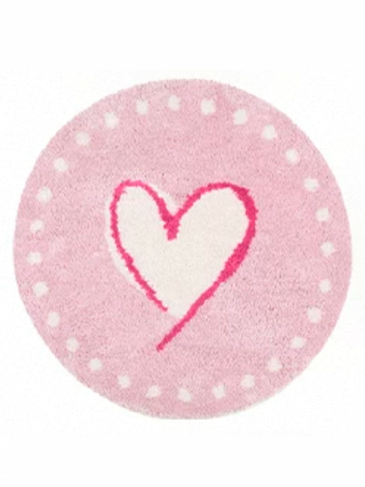 Machine Washable Round Rug for Bedroom Kids Room